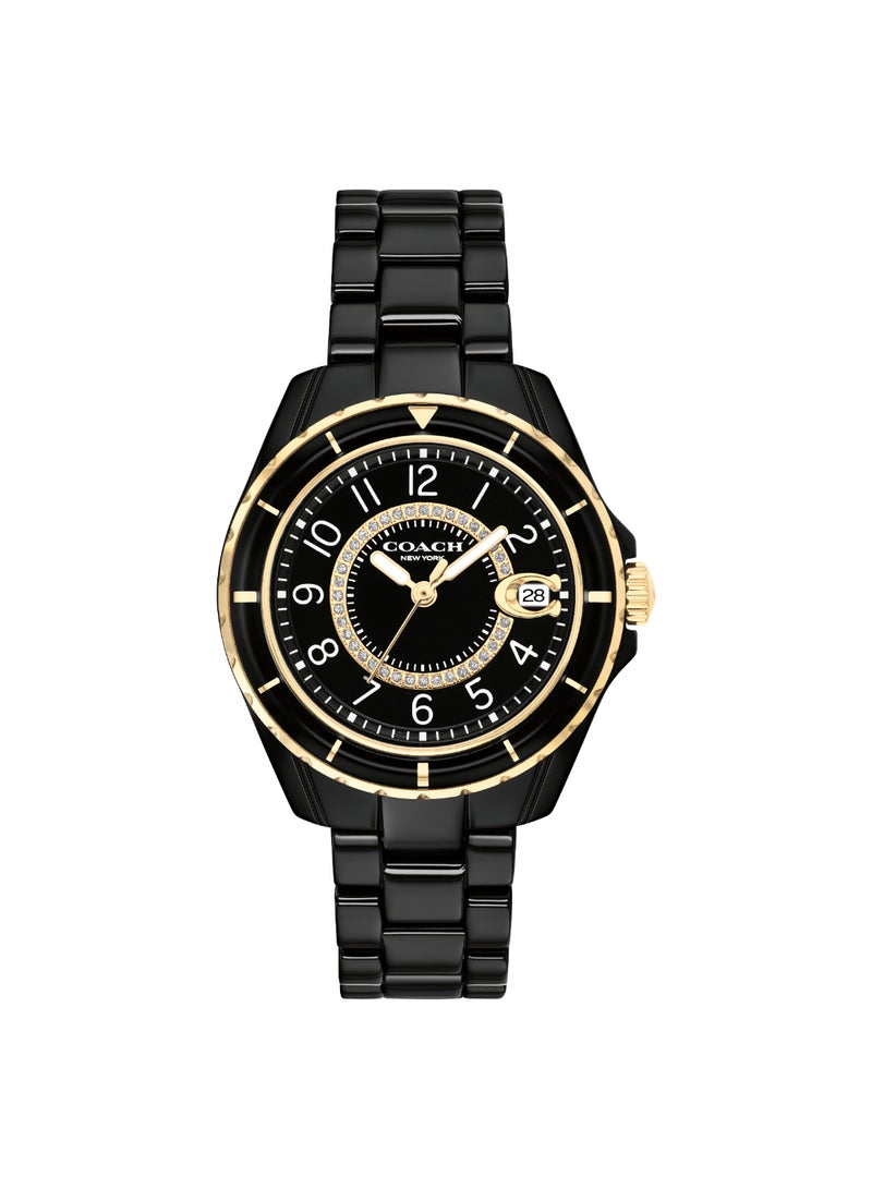 Coach Three-Hand for Women  Collection with Black Ceramic Bracelet - 14503461 - Image 3