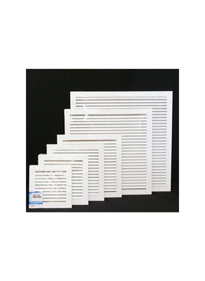 SS SS Tech10" X 10" Aluminum Return Grille - Easy Air Flow - Linear Bar Grilles [Outer Dimensions: 11.5w X 11.5"h]  - Image 2