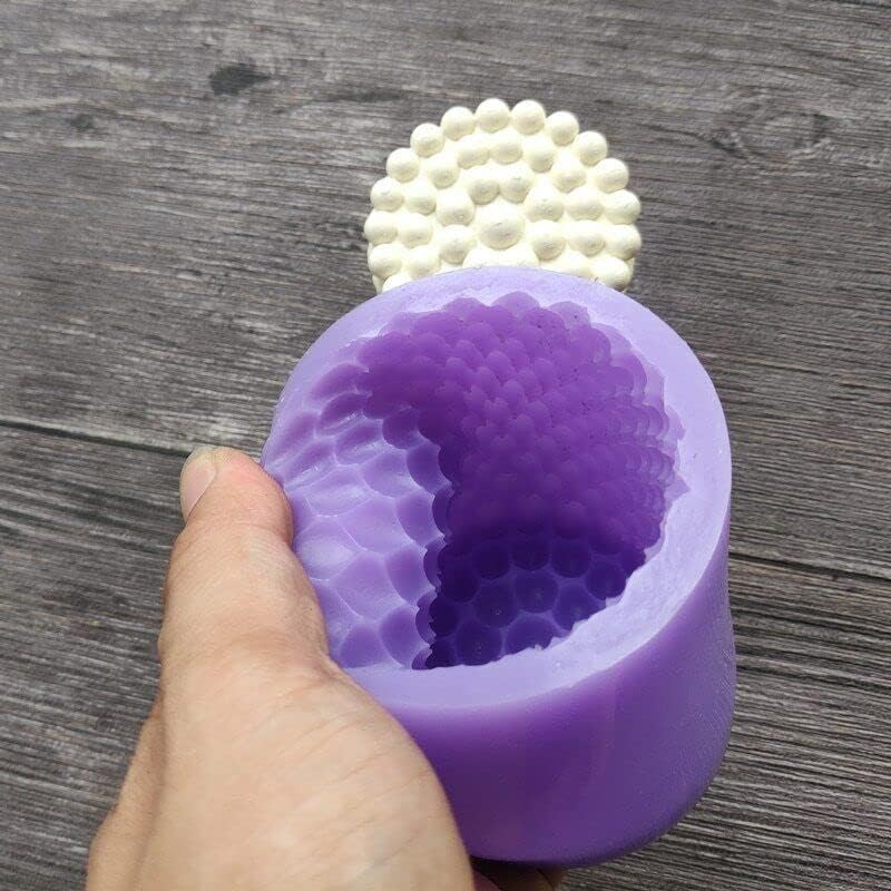 Purenso - 3D Small Bubble Ball Pillar Candle Silicone Mould (PUR1015-71) I For Art & Craft DIY Resin Art Soap Candles Making Supplies - Image 4