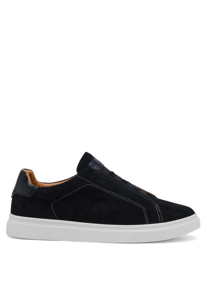 Sandrai Black Men's Low-Top Sneakers