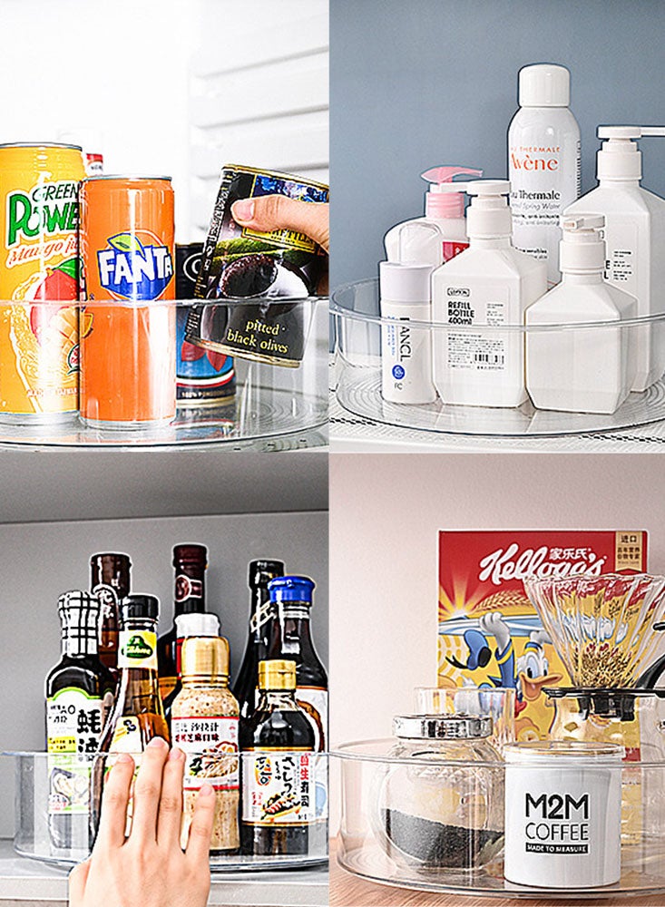 Perfii Kitchen Rotating Storage Rack - Delicate Organizer for Condiments and Seasonings - Image 4