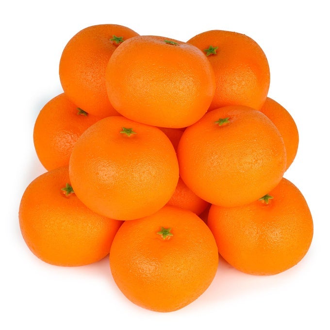 12 PCS FAKE ORANGES ARTIFICIAL FRUITS FOR DECORATION LIFELIKE FAKE FRUIT FAUX ORANGES FOR HOME KITCHEN CABINET DECOR PHOTOGRAPHY PROP