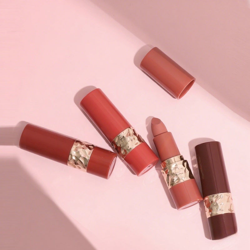 Matte Lipstick Set: 6 Multicolor Shades - Smooth Creamy Highly Pigmented Formula - Natural Versatile Look for Daily Wear, On-the-go Touch-ups and All Skin Tones - Image 2