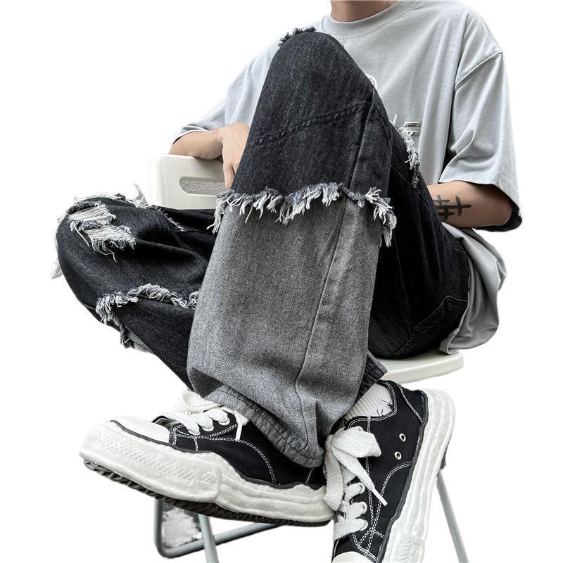 Unisex Classic Denim Jeans Loose Fit Daily Outdoor Wear - Image 5