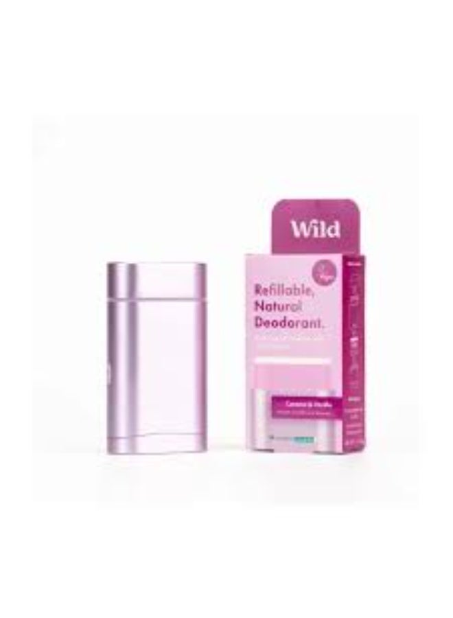Wild Refillable, Natural Deodorant with Case Coconut and Vanilla 40g - Image 2