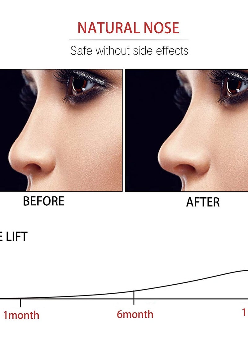 Nose Shaper Lifter Clip Nose Beauty Up Lifting Silicone Safe and Soft Unisex Pain-free Nose Bridge Straightener Corrector, Nose Modification Tool for Wide Crooked Nose Women Men, 3pcs, - Image 3