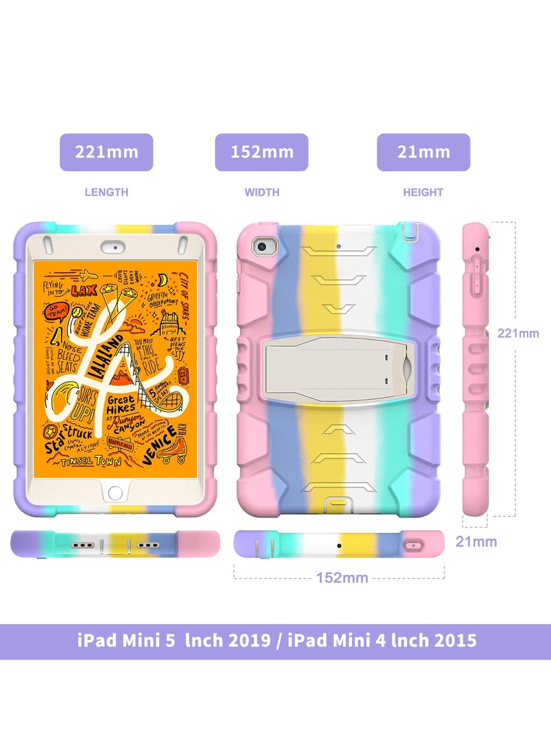 GULFLINK Gulflink Back Cover Protect Case  for Apple ipad mini4/5 Colourful pink - Image 2