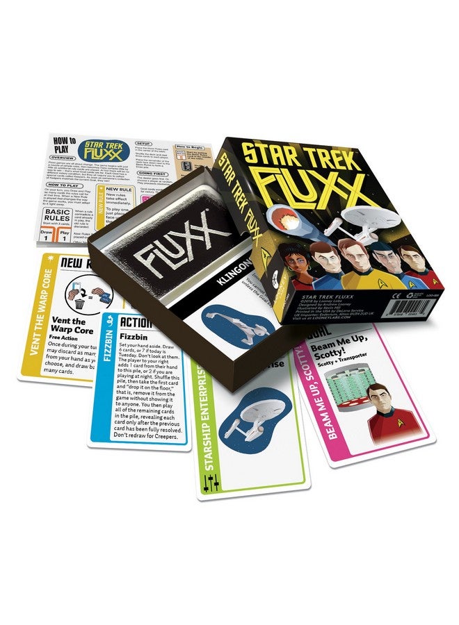 Looney Labs Looney Labs Star Trek Fluxx Card Game - Star Trek Adventure for Various Occasions  - Image 2