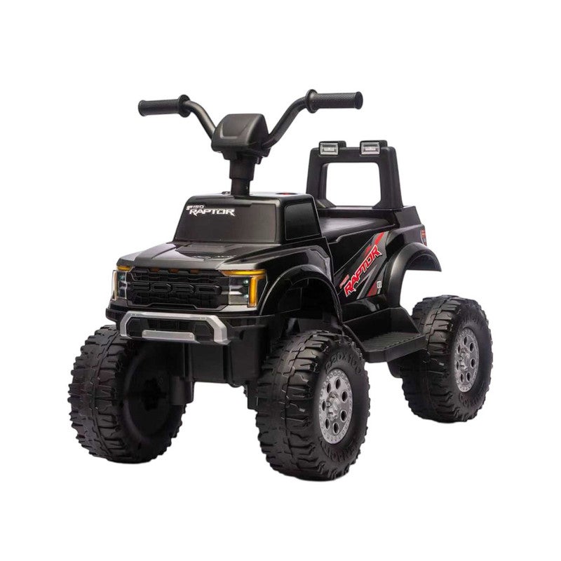 Ford Licensed 12V Kids Quad Bike LB 722 – Electric Ride-On Quad with Lights, Forward & Reverse, Button Start, Foot Accelerator for Kids Ages 2–5 Years - Black - Image 1