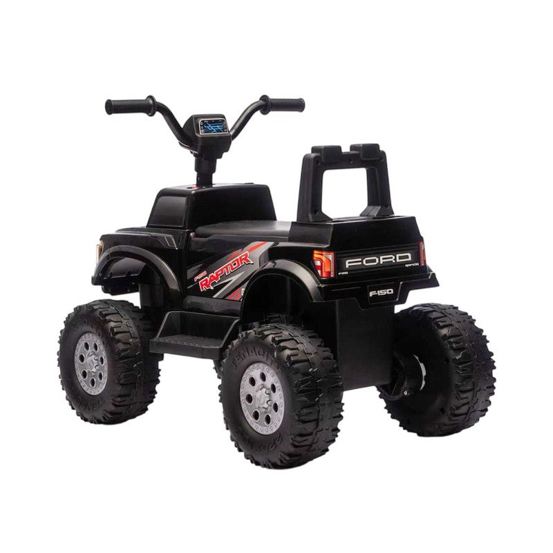 Ford Licensed 12V Kids Quad Bike LB 722 – Electric Ride-On Quad with Lights, Forward & Reverse, Button Start, Foot Accelerator for Kids Ages 2–5 Years - Black - Image 3