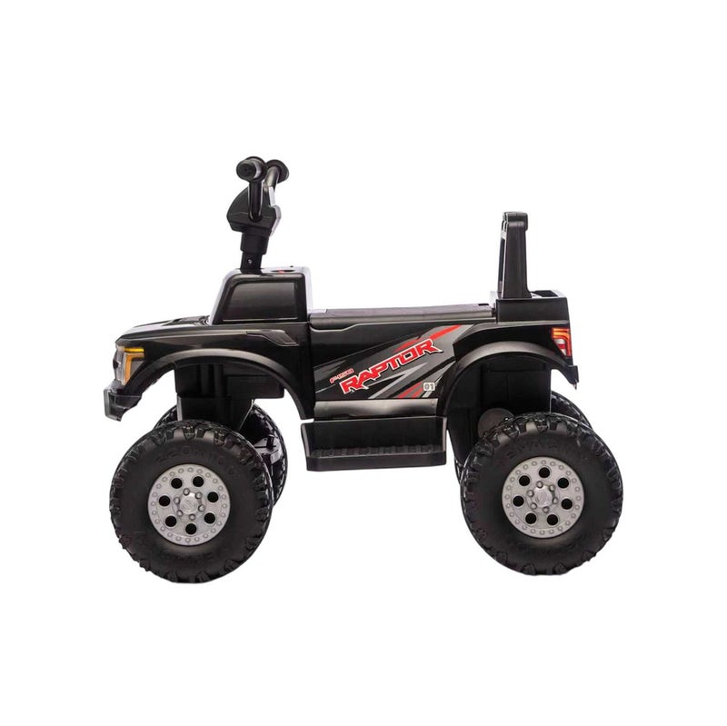 Ford Licensed 12V Kids Quad Bike LB 722 – Electric Ride-On Quad with Lights, Forward & Reverse, Button Start, Foot Accelerator for Kids Ages 2–5 Years - Black - Image 2