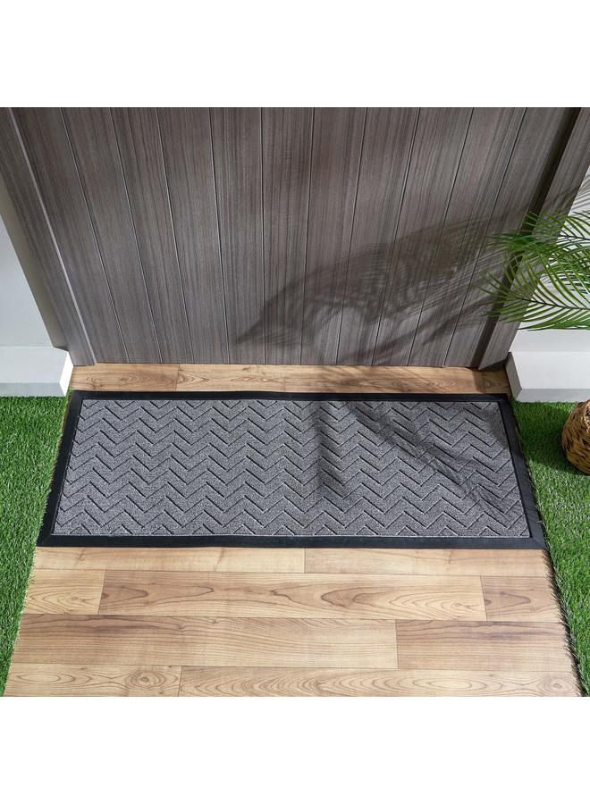 Chevron Anti Skid Polypropylene Doormat 45X120 Cm - Image 2