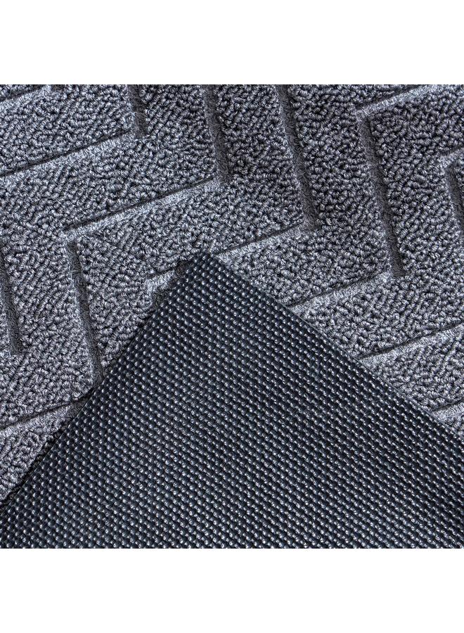 Chevron Anti Skid Polypropylene Doormat 45X120 Cm - Image 4