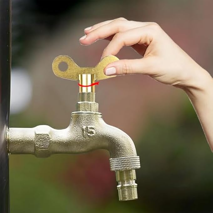 RADIATOR BLEED KEY, RADIATOR VALVE CAPS, FOR BLEEDING RADIATORS, FAUCET, MADE OF SOLID BRASS- PACK OF 2 - Image 3