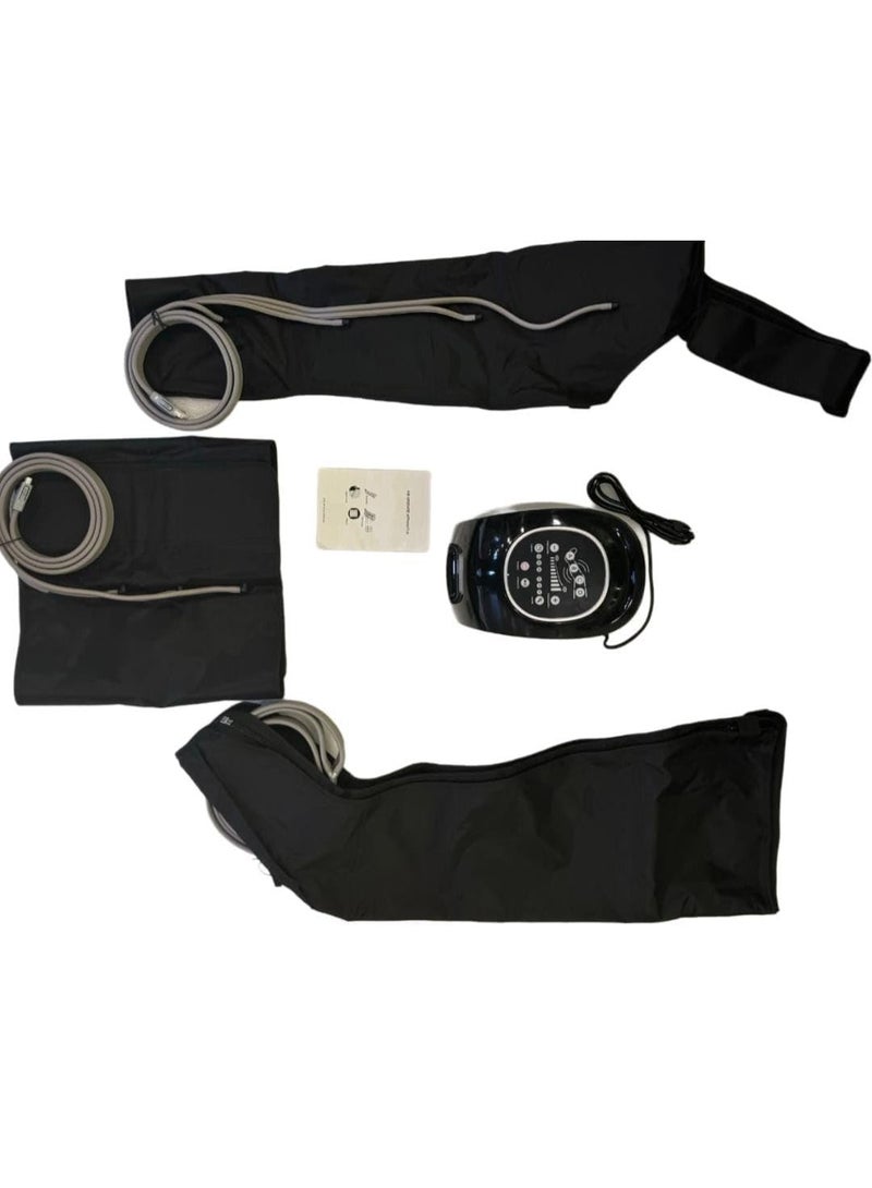 PHYSIOTREX Present DVT Compression Corded Electric Body Massager Therapy For Legs Pain Relief, Black - Image 3