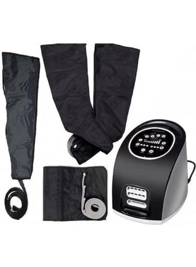 PHYSIOTREX Present DVT Compression Corded Electric Body Massager Therapy For Legs Pain Relief, Black - Image 4