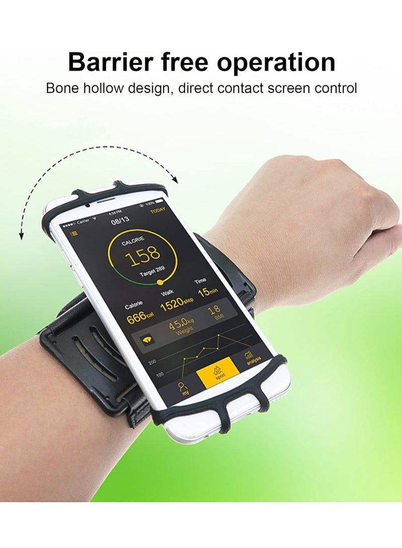 SYOSI Phone Armband Holder 360° Rotating Detachable Universal Sports Armband Suitable for All Phones Outdoor Armband Phone Holder Suitable for Running Sports Camping Mountaineering Cycling Pink - Image 5