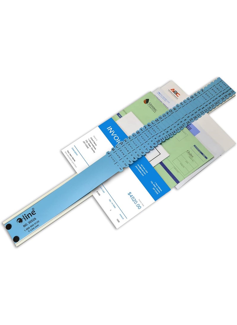 C-Line C-Line All-Purpose Document Sorter, 2.5 x 23.5 Inch, Blue (30526)  - Image 2