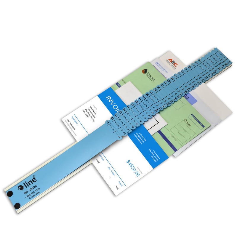 C-Line All-Purpose Document Sorter, 2.5 x 23.5 Inch, Blue (30526) - Image 1