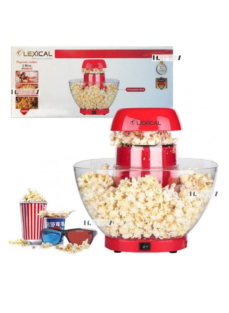 LEXICAL LPO-3502 Household Hot Air Popcorn Maker Machine  - Image 5