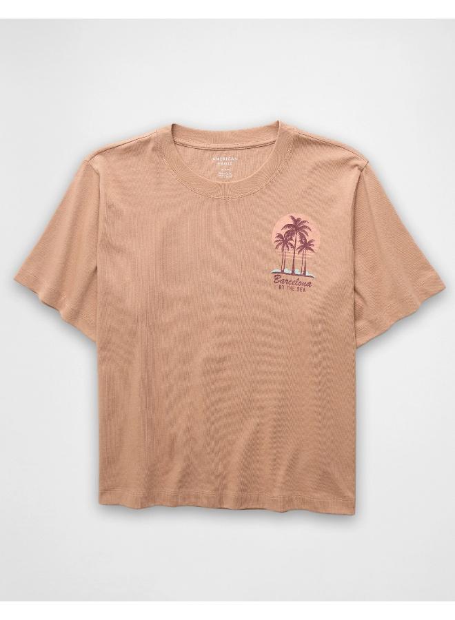 American Eagle AE Oversized Food Graphic T-Shirt - Image 4