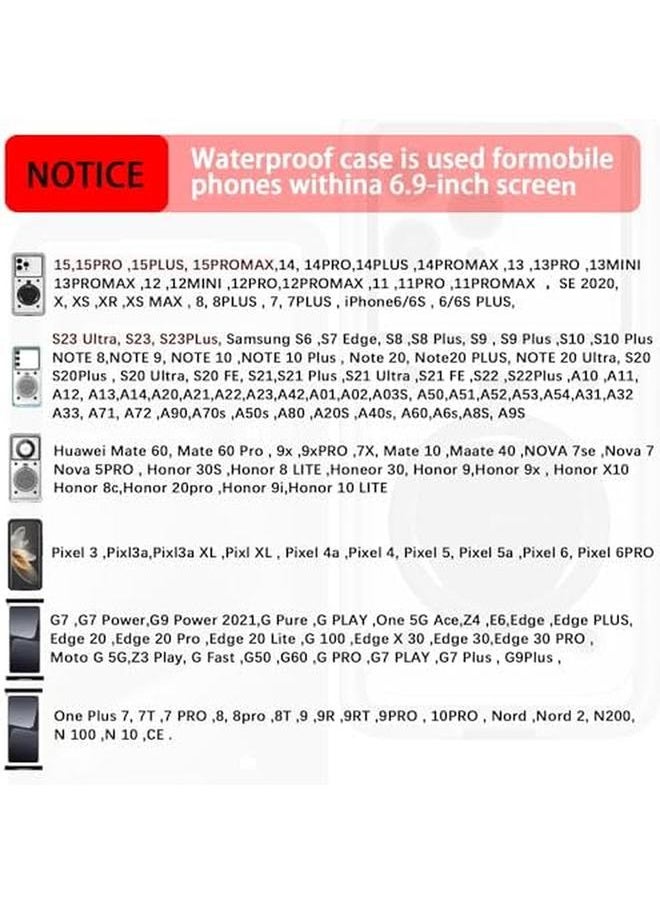 erorex - 2024 Diving Phone Case Upgrade 50Ft 15M Universal Underwater Photography Housings Case With Stand Snorkeling Waterproof Phone Case For Iphone Samsung Huawei - Image 1