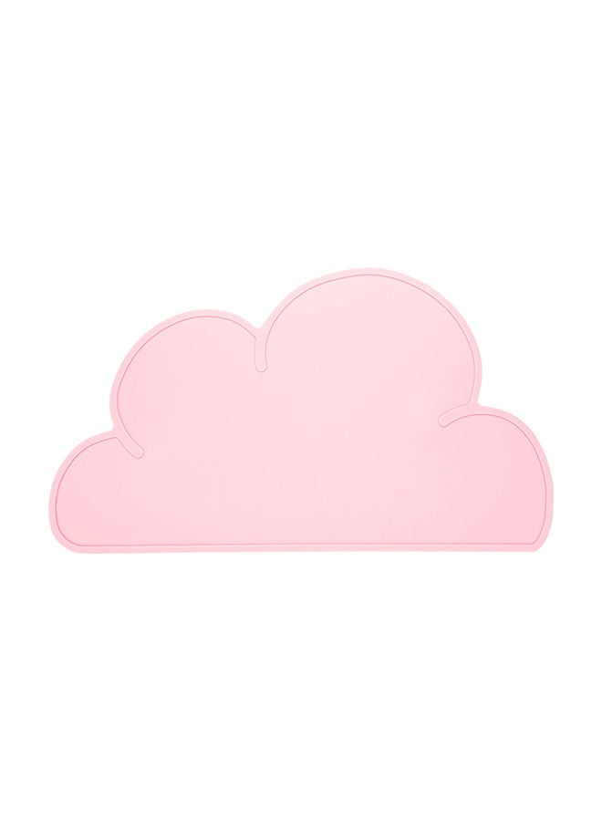 Restaurantware حصيرة طعام على شكل سحابة من السيليكون - وردي - غير قابلة للانزلاق - سهلة التنظيف - حماية للطاولة - رائعة للأطفال والرضع - 18 3/4" × 10 1/2" - علبة 1 قطعة - Image 4