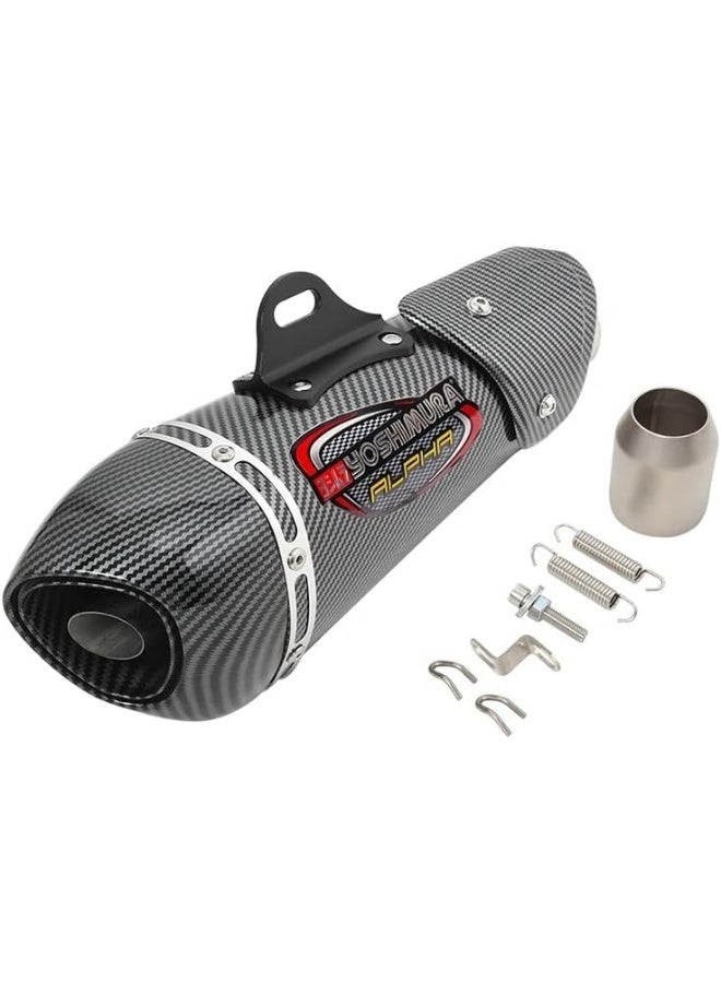 Stainless Steel and Carbon Fiber Exhaust Muffler Pipe - Image 2
