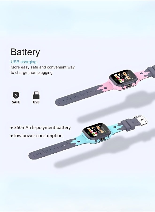 Denx - Kids Smart Watch Phone With SIM Card Slot Multicolor - Image 1