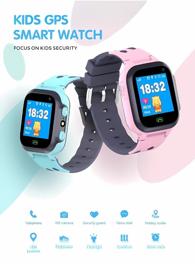 Denx - Kids Smart Watch Phone With SIM Card Slot Multicolor - Image 1