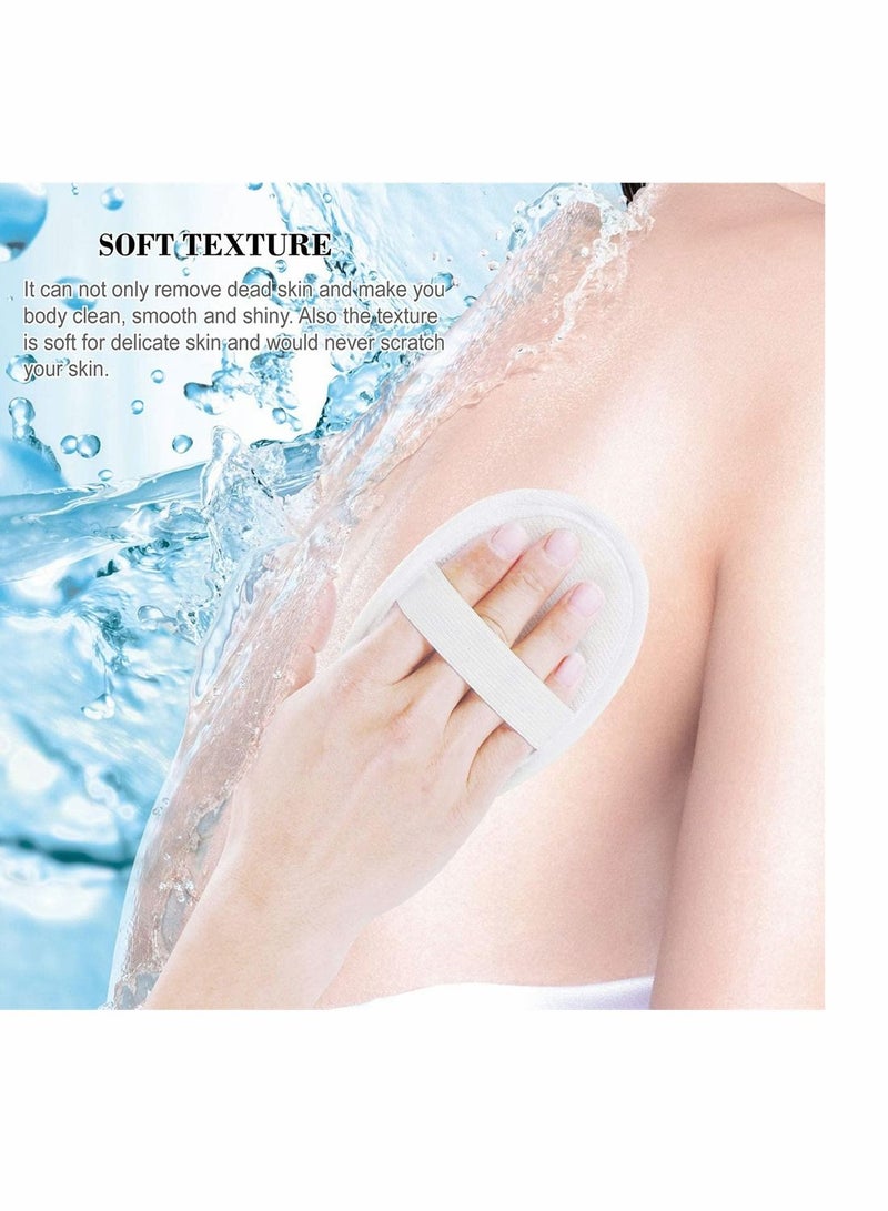 SYOSI Back Scrubber, 2 Packs Long Stretch Back Sponge with Rope Handles, Bath Shower Mesh Sponge Exfoliating Body Scrub Stretch Braided Loofah, for Men and Women (Grey and Pink) - Image 3