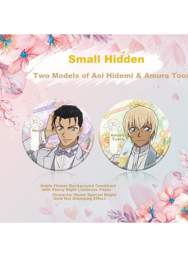 Kayou Detective Conan Badge, 30th Anniversary, Kaito Kuki, Detective Conan, Gintama, Conan, Ran, Blind Box, Merchandise - Image 2