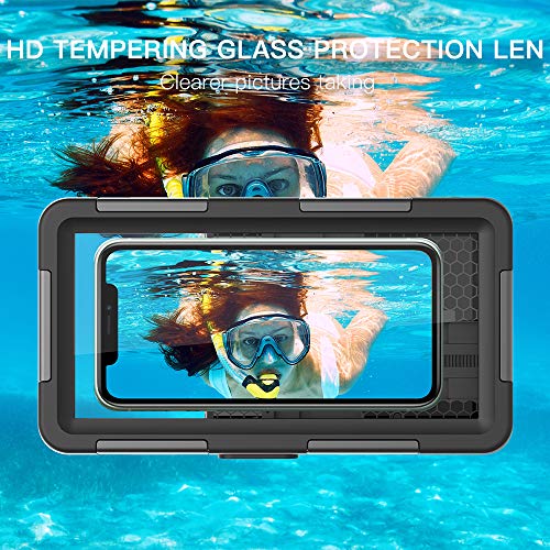 LY LANYOS Waterproof Underwater Snorkeling Diving Phone Case for iPhone 16/15/14/13/12/11 Pro Max Mini and Galaxy S25/S24/S23/S22/S21 Ultra Plus Professional [15m/50ft] Photo Video Cover (SG Black) - Image 4