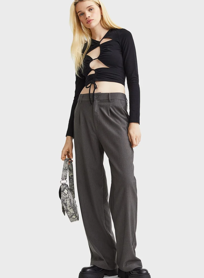H&M Cut Out Detail Top