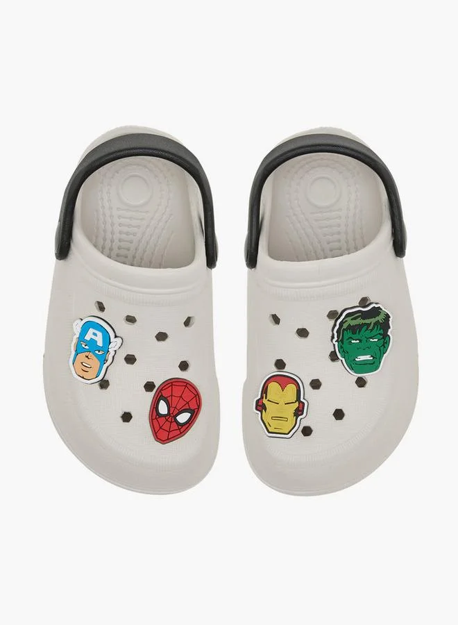 MARVEL Boys Light-Up Backstrap Clogs