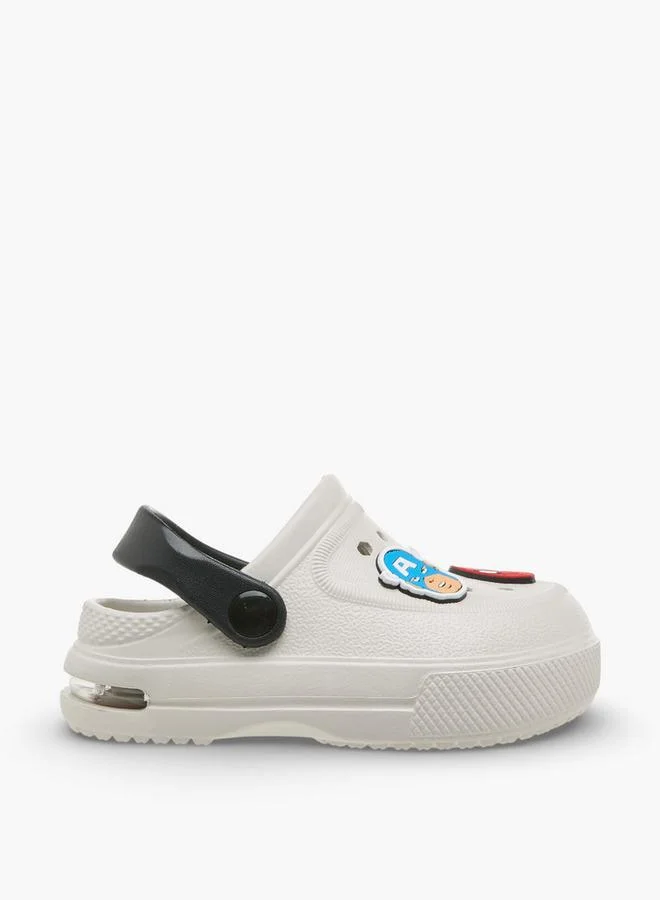 Marvel GREY Boys Light-Up Backstrap School Clogs for Men | Best Price UAE