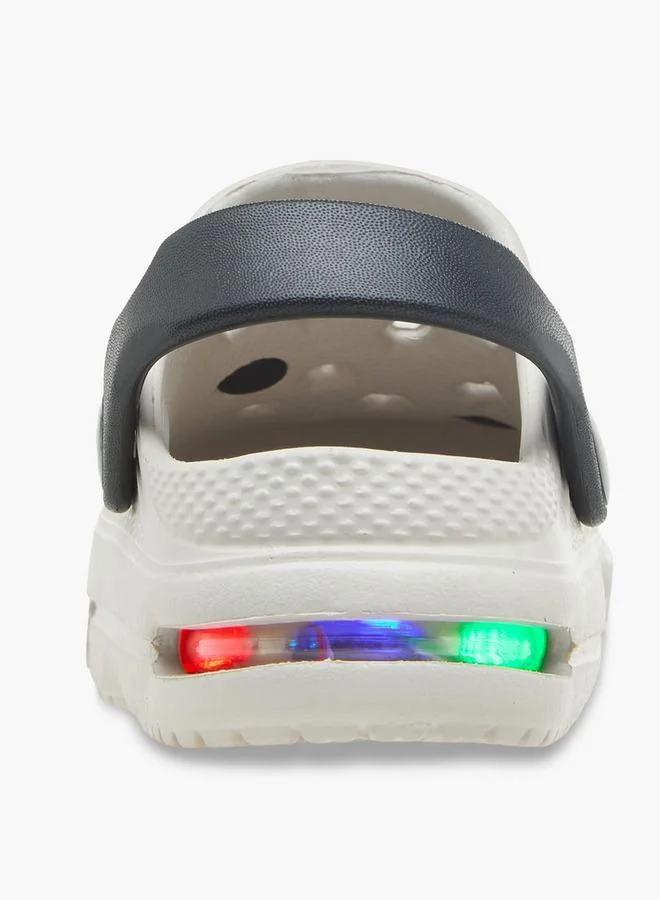 Marvel GREY Boys Light-Up Backstrap School Clogs for Men | Best Price UAE