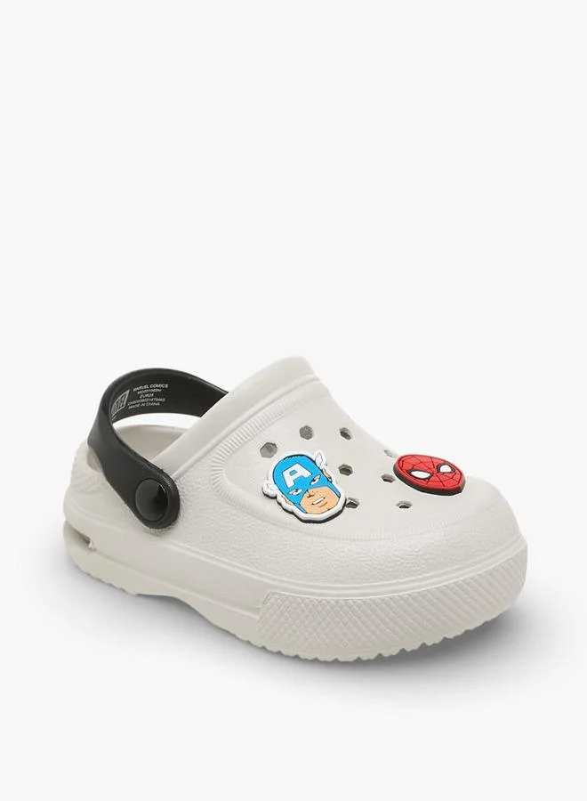 MARVEL Boys Light-Up Backstrap Clogs