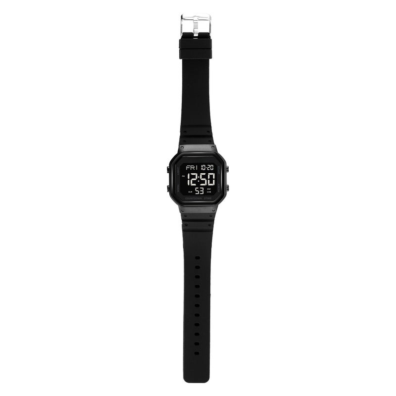 SKMEI Moment Beauty 2439 Small Square Multifunctional Silicone Luminous Sports Leisure Waterproof Electronic Watch - Image 5