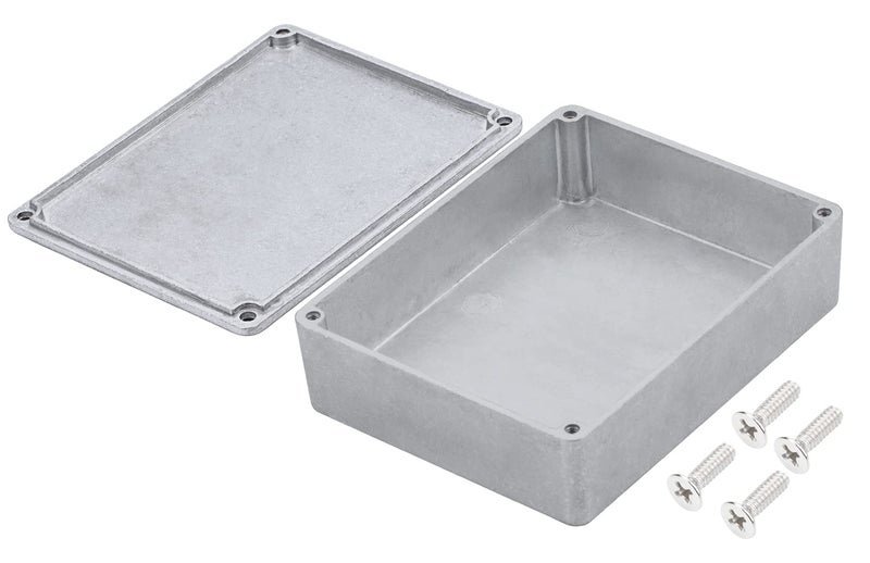 DaierTek 1590BB Aluminum Metal Stomp Box Case Guitar Pedal Enclosure Effect Enclosure Stomp Box Unpainted 120x94.5x34 MM - Image 1