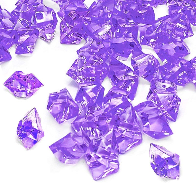 Firstly حجر زخرفي أكريليك بنفسجي - Image 1