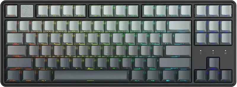 Hyekit Irock NA87 PRO Rapid Trigger Magnetic Switch Gaming Keyboard TKL Wired Mechanical Keyboard wHyperFast Actuation Actuation Point Adjustable 8K Hz Polling Rate RGB HotSwap Black - Image 2