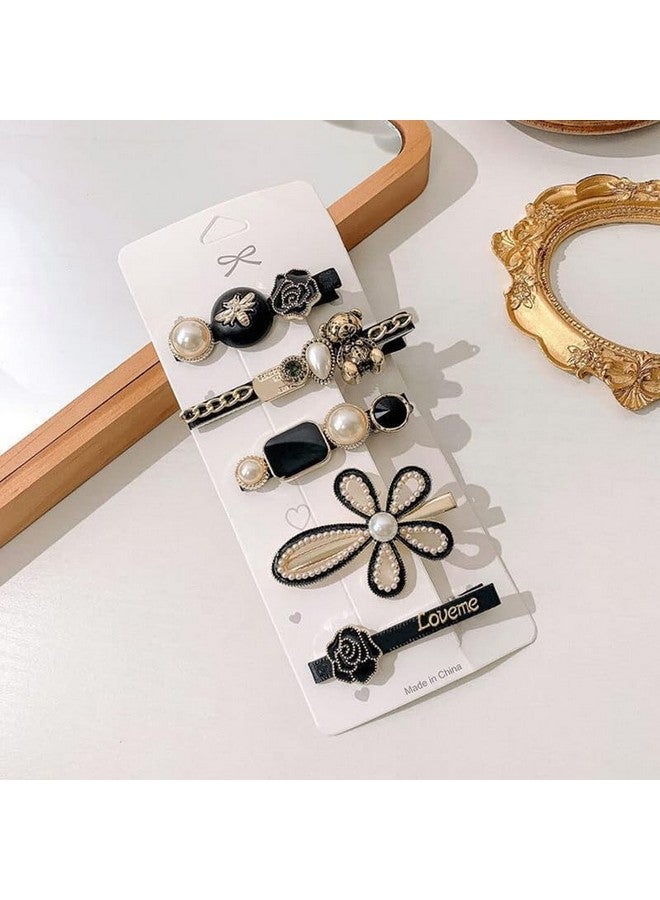 تشاندركاش مشبك شعر معدني من CHANDERKASH مكون من 11 قطعة على الطراز الكوري مزين باللؤلؤ وأحجار الراين ودبابيس شعر وإكسسوارات شعر - Image 2