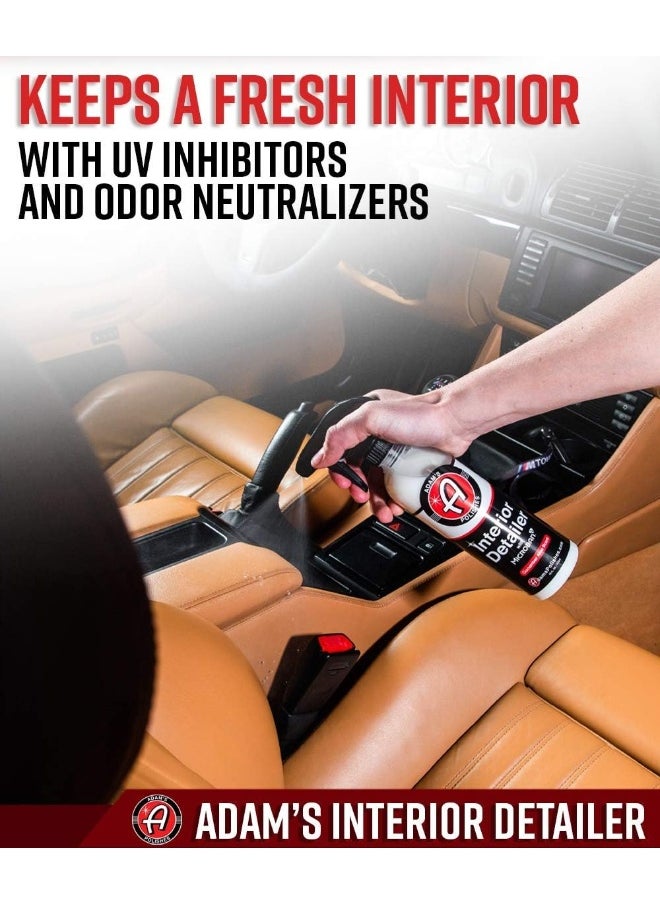 Adam's Polishes - Interior Detailer (Gallon) - Total Car Interior Cleaner, Protectant & Dressing - Image 1