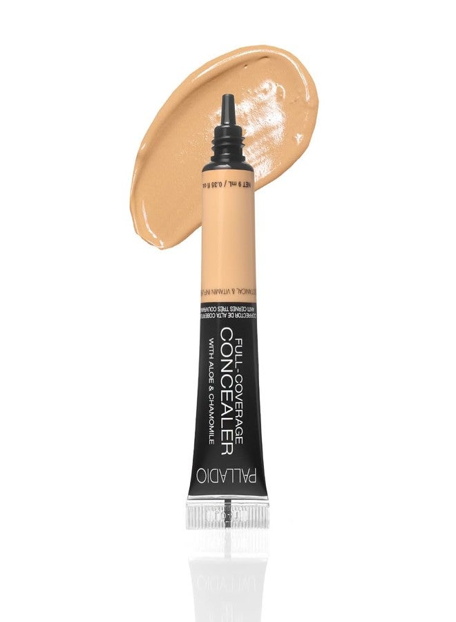 Palladio Full Coverage Concealer - Creamy Face & Under Eye Formula, Disguises Dark Circles, Blemishes, Fine Lines, Evens Skin Tone (Milk Coffee) - Image 3