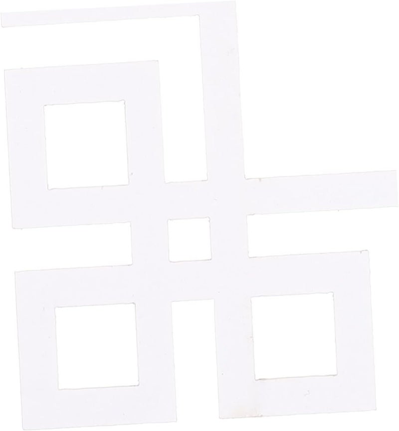 POPETPOP 4pcs Mirror Decals Peel and Stick Corner Onlay Stickers for Wall Decoration Versatile Mirror Border for Bedroom Living Tv Cabinet Wardrobe and More - Image 4