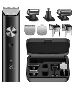 Xiaomi 7-Piece Professional Rechargeable Electric Hair Trimmer Set Xiaomi Grooming Kit Pro Black  - Image 1