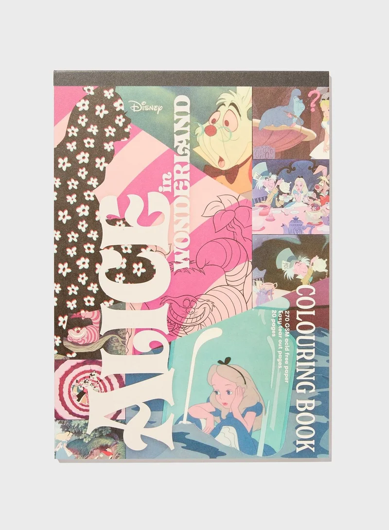 Typo Disney Alice Artists Assistant Colouring In