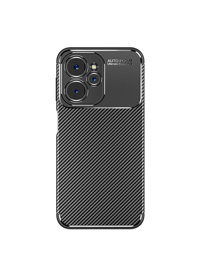 erorex Case For Realme 10 5G / 9i 5G Carbon Fiber Texture Shockproof TPU Phone Case - Image 2