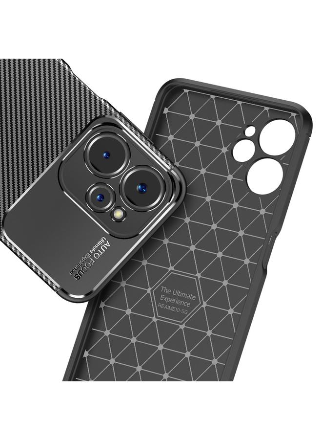 erorex Case For Realme 10 5G / 9i 5G Carbon Fiber Texture Shockproof TPU Phone Case - Image 3